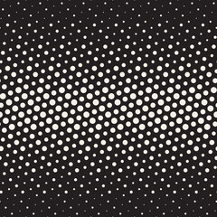 Vector seamless pattern. Repeating geometric elements. Stylish monochrome background design.