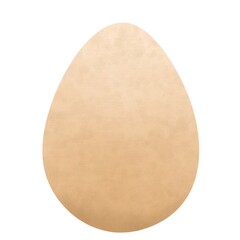 egg, light cream to dark cream shell, isolated on white © Hongs