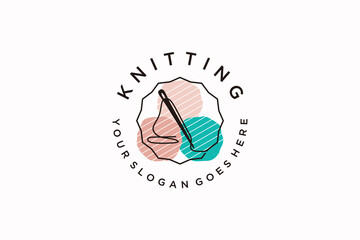 Crochet logo design, logo reference for your business.