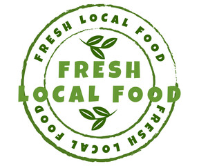 Green Healthy Organic Natural Eco Bio Food Products Label Stamp. Natural products stickers, label, badge and logo. Ecology icon. Logo template with green leaves for organic and eco friendly products. 