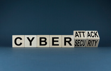 Cyber attack, cyber security concept