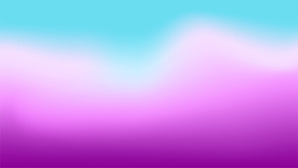 Purple, pink, white and blue rainbow abstract gradient stock vector background. Iridescent holographic art texture. Applicable for poster, flyer, brochure, banner, website and graphic design