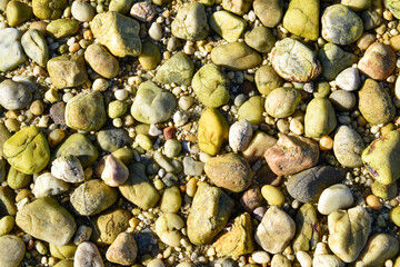 Piedras de la playa del Vao