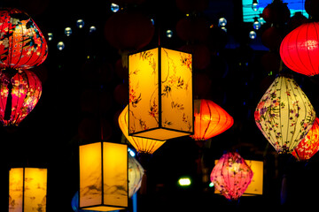 The traditional Lantern Festival in China.