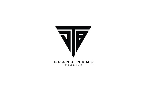 DTB, TBD, BTD, Abstract initial monogram letter alphabet logo design