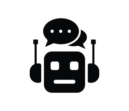 bubble text SMS chat Icon vector esp
