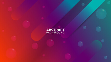 3D bubble abstract background template