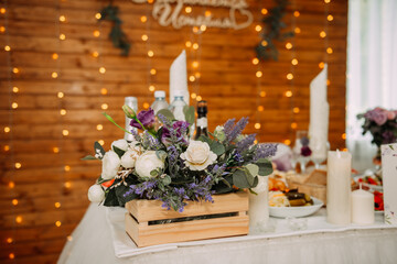 Various elements of the decoration of the wedding hall 3874.