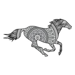 Horse Coloring Page