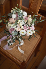 Wedding accessories gathered together on the table 3951.