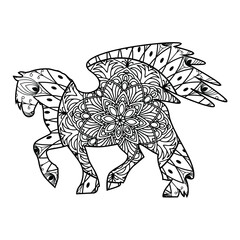 Horse Coloring Page