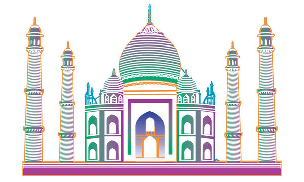 shajahan tazmohol desin, momotaz tazmohol, indin tazmohol taj mahal vector illustration, adobe stock tazmohol desin,