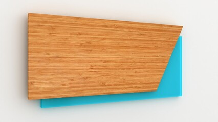 Wood Signboard Mockup Design. Signage creative ideas.  4K. 