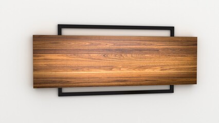 Wood Signboard Mockup Design. Signage creative ideas.  4K. 