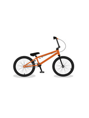 Fototapeta premium Orange BMX bike
