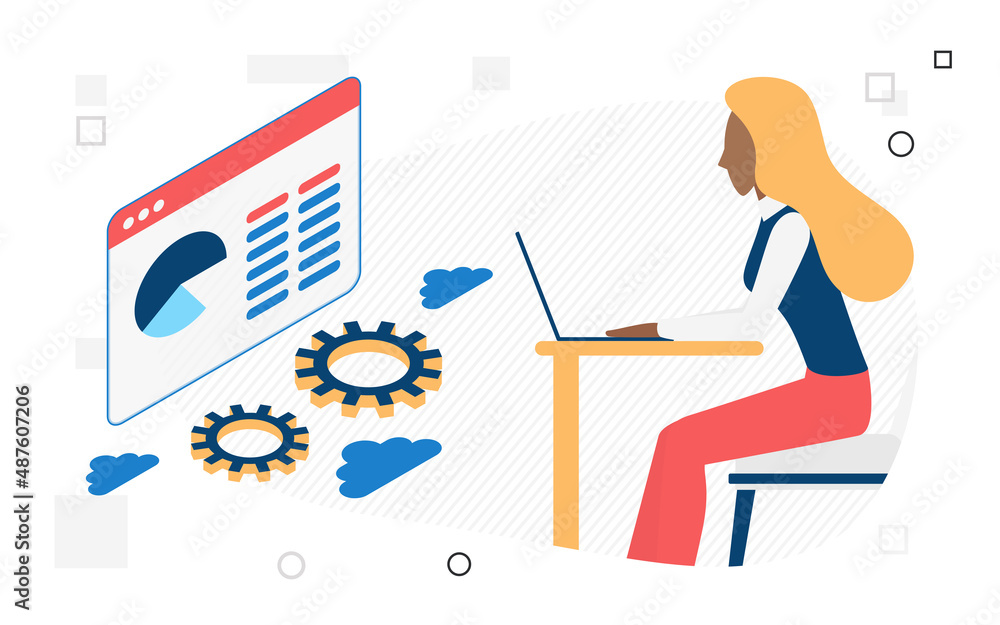 Poster cloud computing technology hosting services over internet. online infrastructure storage platform so