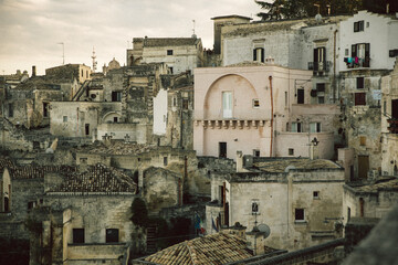 Old town of Matera (Sassi di Matera) in Southern Italy