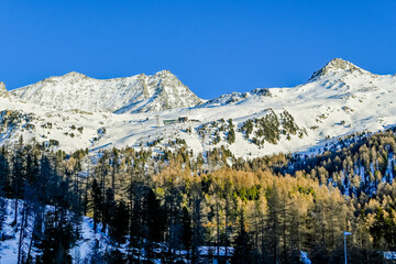 Sils, Furtschellas, Oberengadin, Bergbahn, Winter, Wintersport, Skipiste, Skifahren, Alpen, Graub&uuml;nden, Schweiz
