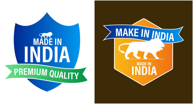 'made in india' vibrant vector icon set, premium quality, make in inda abstract