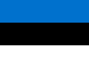 Estonia flag with  standard shape color ,Symbols of Estonia, template banner,card,advertising ,promote,ads, web design, magazine,.and business matching country poster,vector illustration