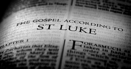 Bible New Testament Christian Gospel St Luke Saint