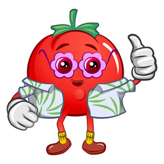 tomato on vacation
