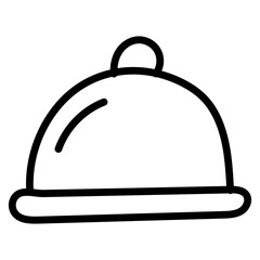 An icon design of cloche

