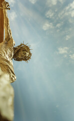 Christian concept. The Crucifixion of Jesus Christ.
