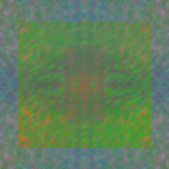 Abstract glitch art border background image.