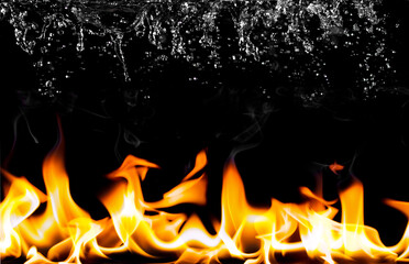 feuer flame heat water hot