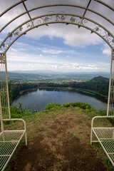 Kahyangan Skyline tourist attractions in Wonosobo Indonesia