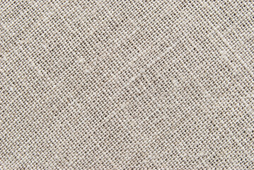 Naklejka na ściany i meble Gray hessian fabric for background, linen texture background