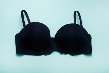 Beautiful black sports top bra. Black lace lingerie.