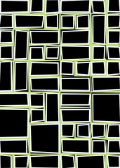 Offset Quads generative art background art illustration