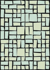 Offset Quads generative art background art illustration