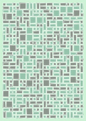 Offset Quads generative art background art illustration