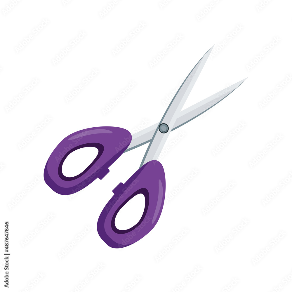 Poster scissors tool icon