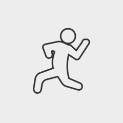 Javelin vector icon illustration sign