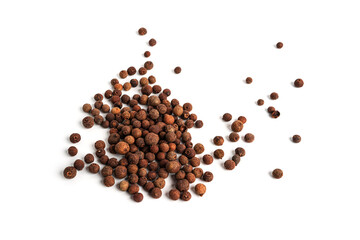 Allspice isolated on a white background. Seasoning