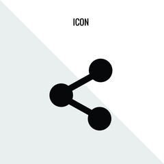 Share vector icon illustration sign