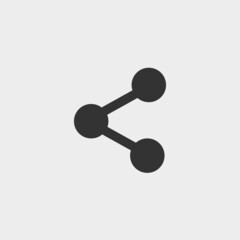 Share vector icon illustration sign