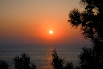 Fototapeta na wymiar Sunset in Crimea