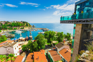 The ancient port of the old city of Antalya