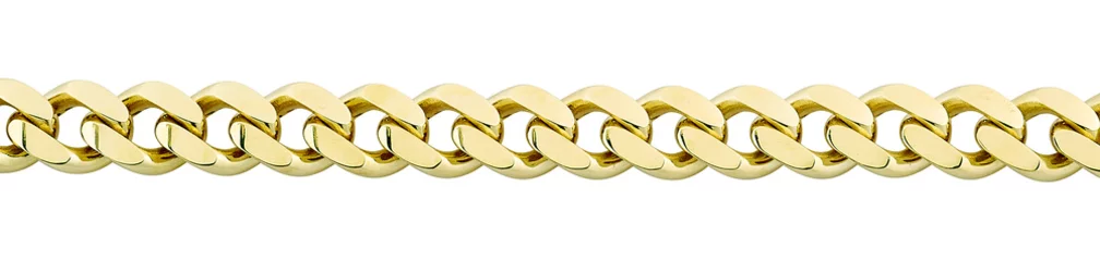 Foto op Plexiglas Gold jewelry. Gold chain isolated © kamil