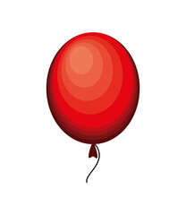 red balloon decoration