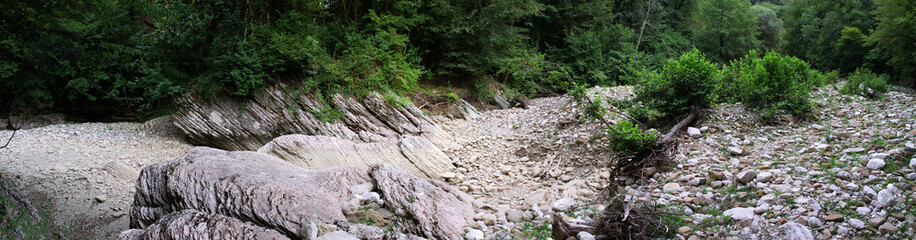 Beautiful view of the canyon in Sochi
