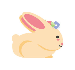 Obraz na płótnie Canvas rabbit spring animal