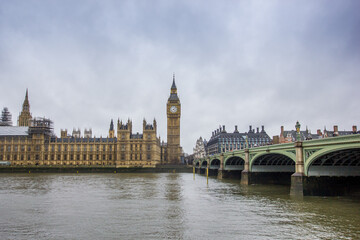 Panorama Londynu - obrazy, fototapety, plakaty