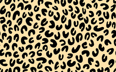 Abstract modern leopard seamless pattern. Animals trendy background. Color decorative vector stock illustration for print, card, postcard, fabric, textile. Modern ornament of stylized skin