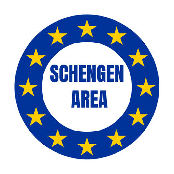 Schengen Area Symbol Icon